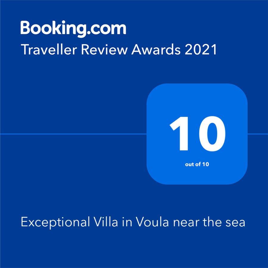 Exceptional Villa In Voula Near The Sea Aten Exteriör bild
